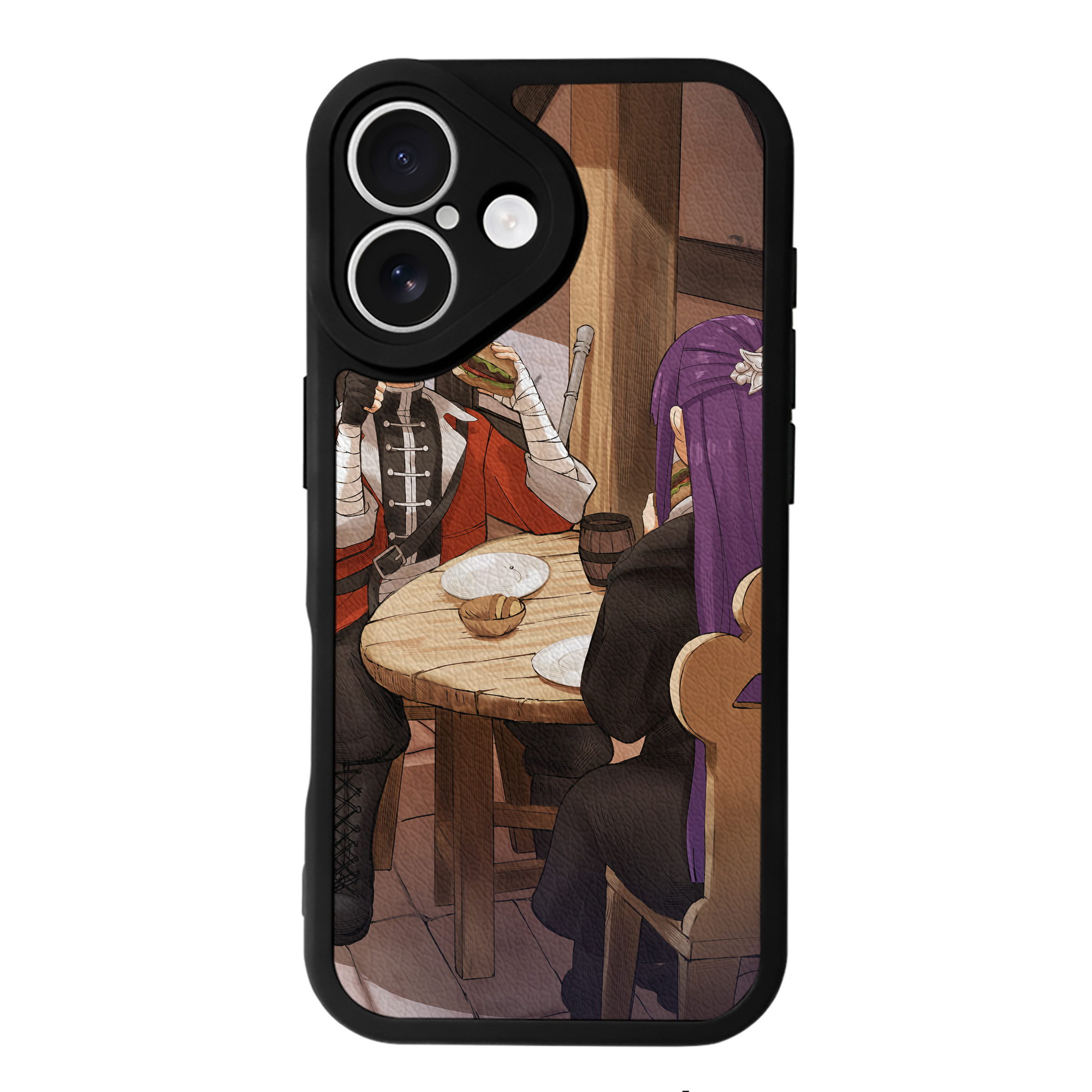 （画像用） 葬送のフリーレン Frieren 【iPhone 16シリーズ対応】シリコンスマホケース（レザー調） 材質：シリコン